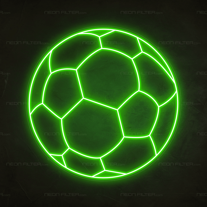 Football Neon Sign - Neon Filter