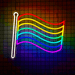 Gay Pride Flag Neon Sign - Neon Filter