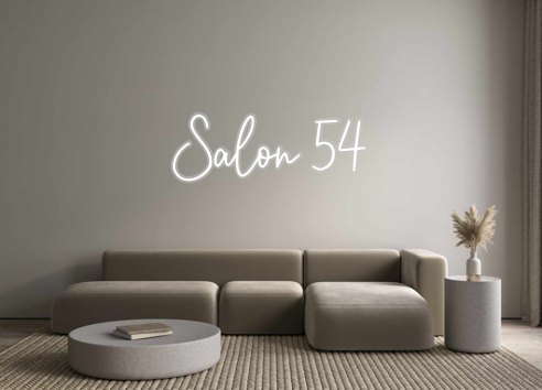 Custom Neon: Salon 54