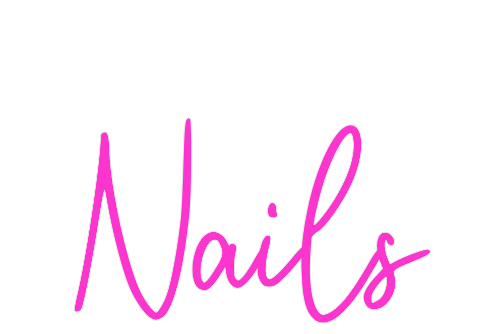 Custom Neon: Nails