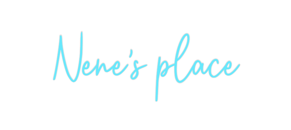 Custom Neon: Nene's place