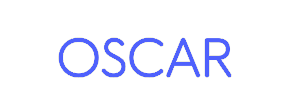 Custom Neon: OSCAR