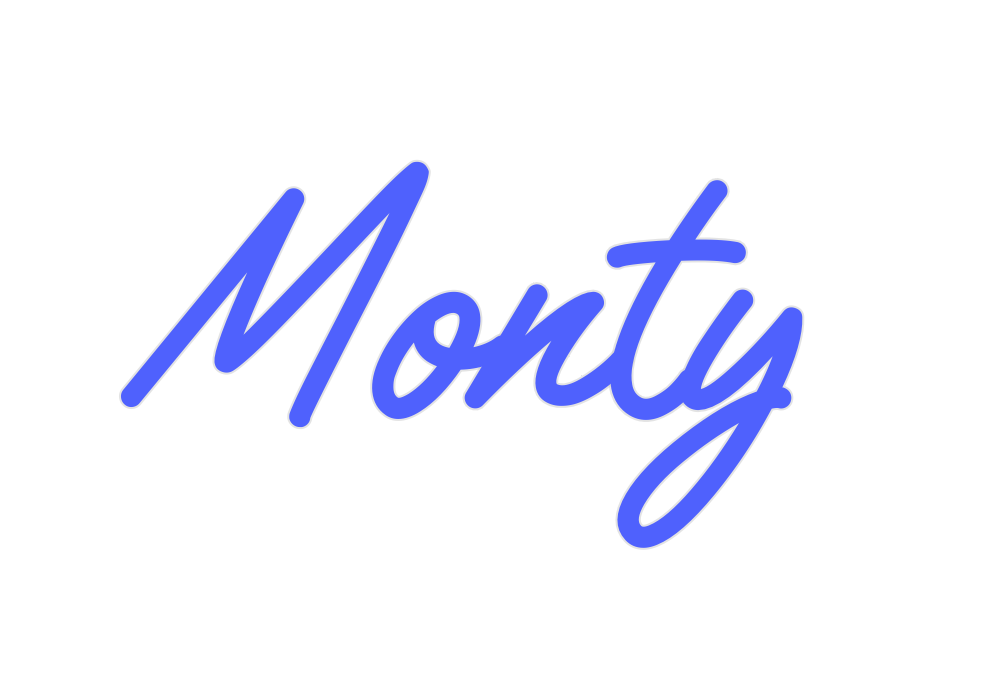 Custom Neon: Monty