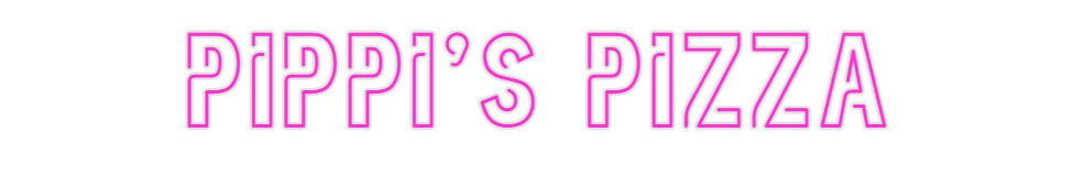 Custom Neon: Pippi's Pizza