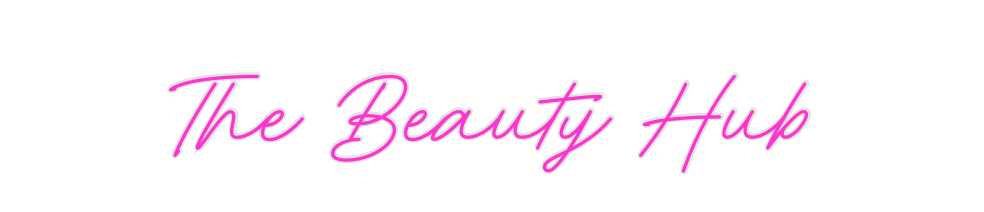 Custom Neon: The Beauty Hub