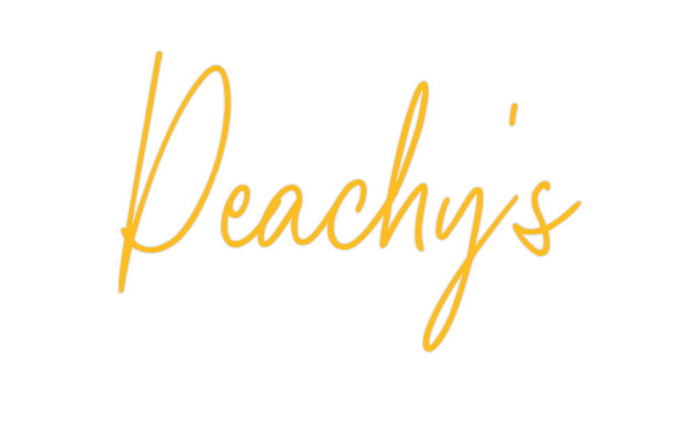 Custom Neon: Peachy's