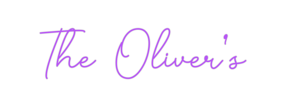 Custom Neon: The Oliver’s