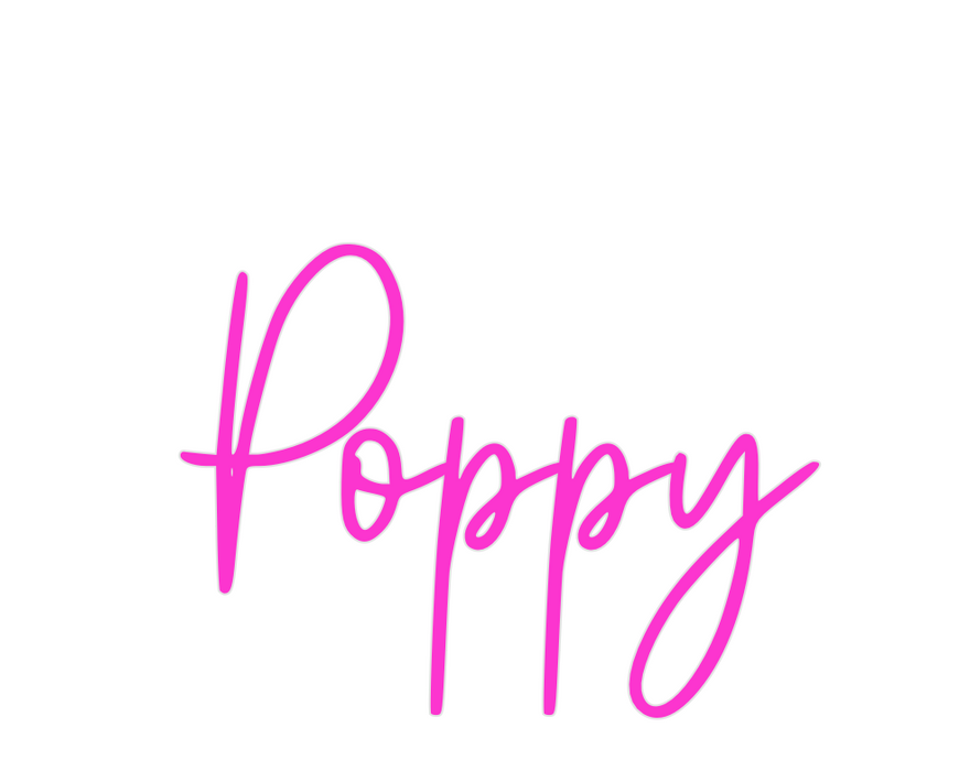 Custom Neon: Poppy