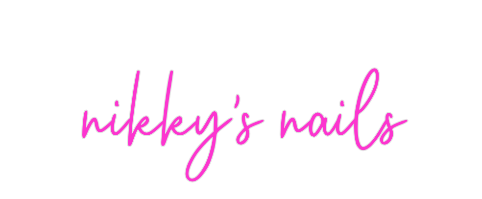 Custom Neon: nikky's nails
