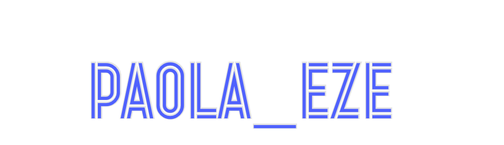 Custom Neon: paola_eze
