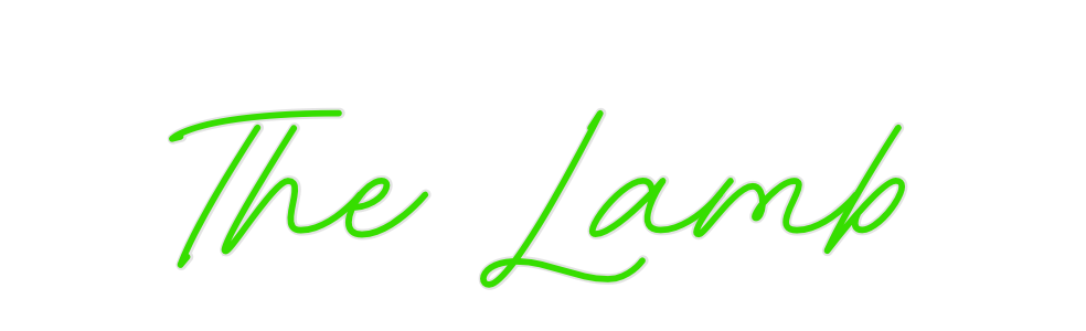 Custom Neon: The Lamb