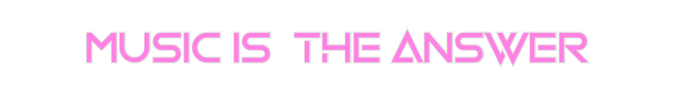 Custom Neon: Music Is  The...