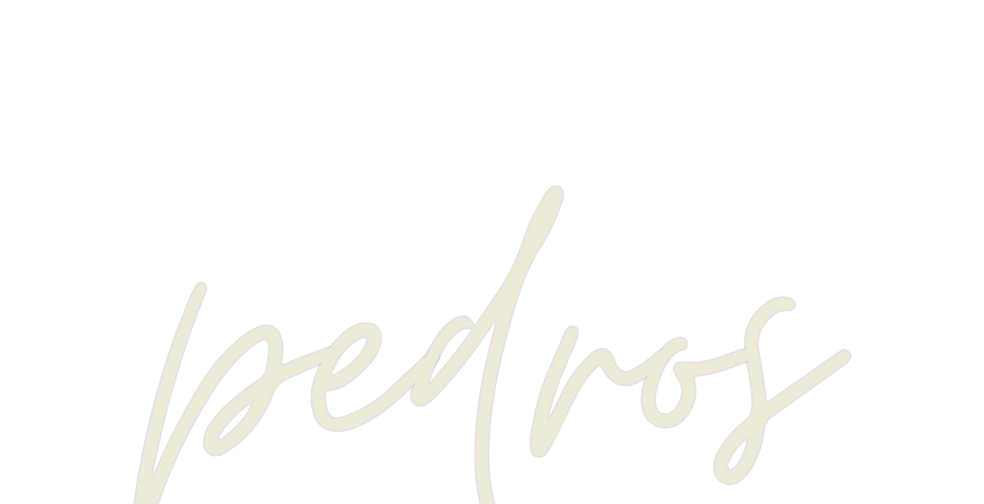 Custom Neon: pedros
