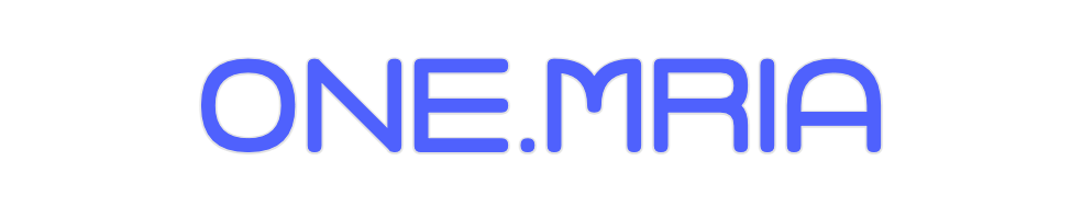 Custom Neon: ONE.MRIA