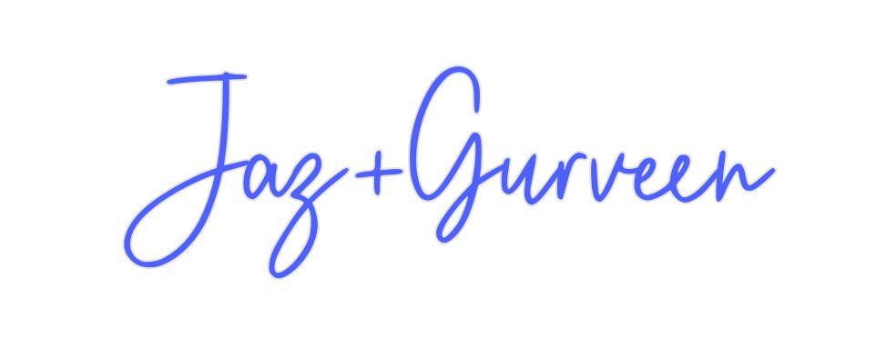 Custom Neon: Jaz+Gurveen
