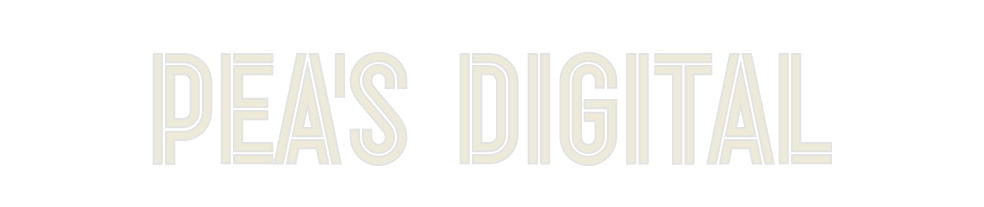 Custom Neon: Pea's Digital