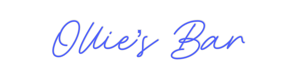 Custom Neon: Ollie’s Bar