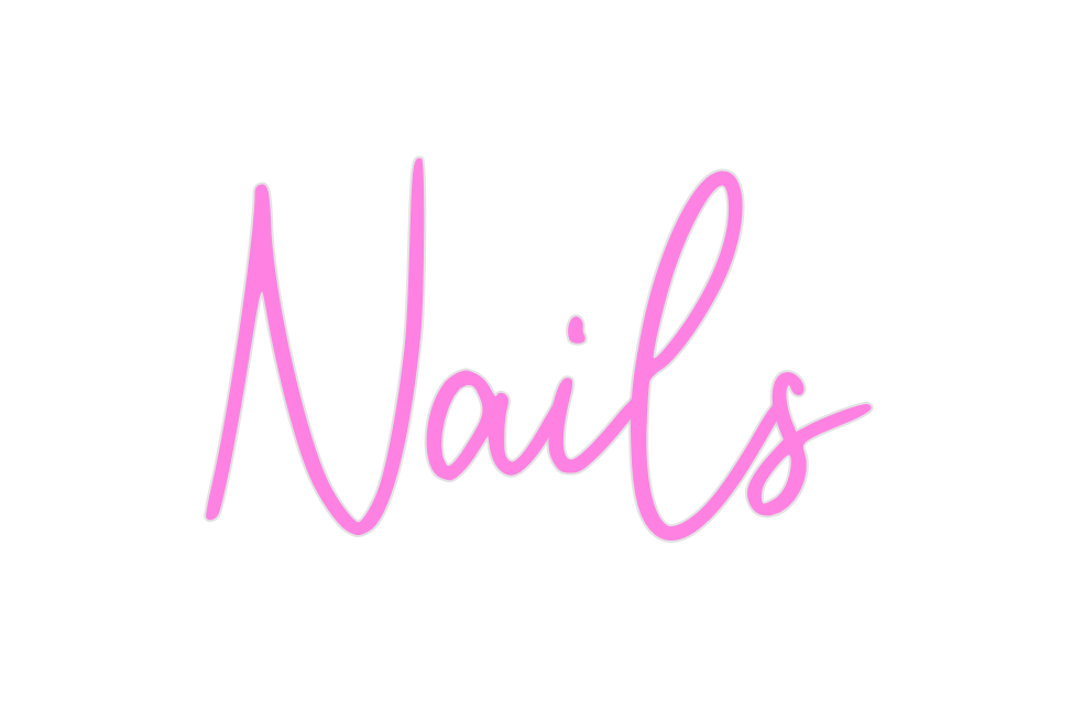 Custom Neon: Nails