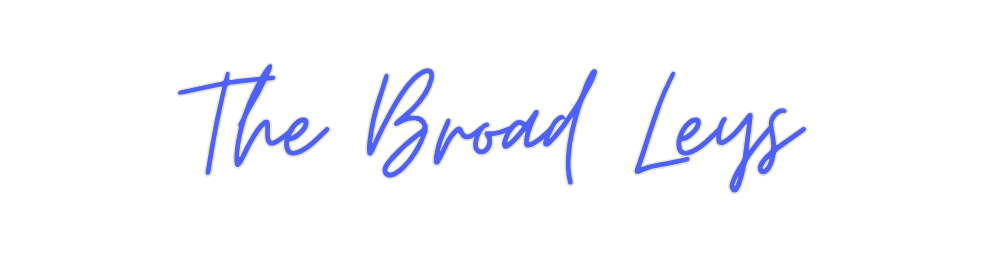 Custom Neon: The Broad Leys