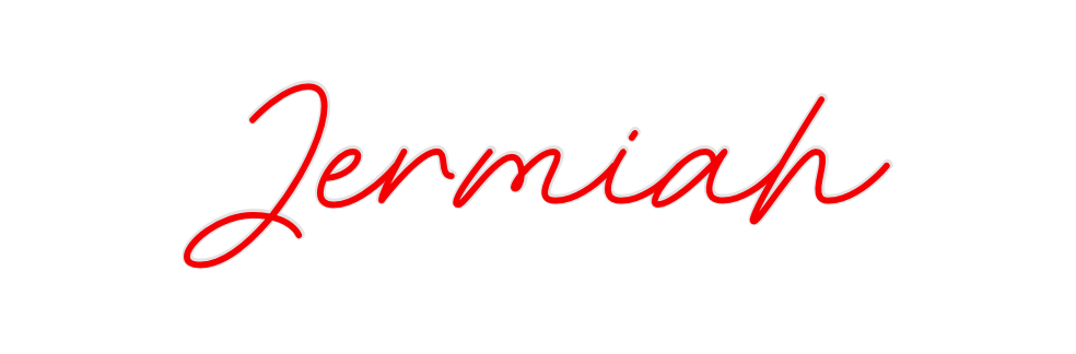 Custom Neon: Jermiah