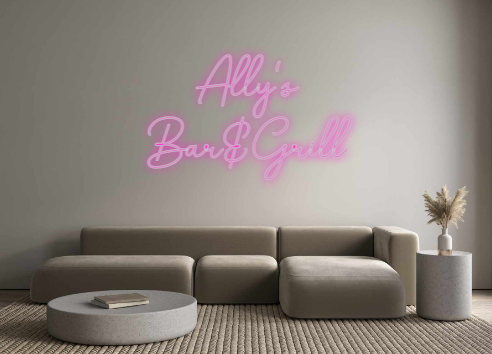 Custom Neon: Ally's
Bar&Gr...