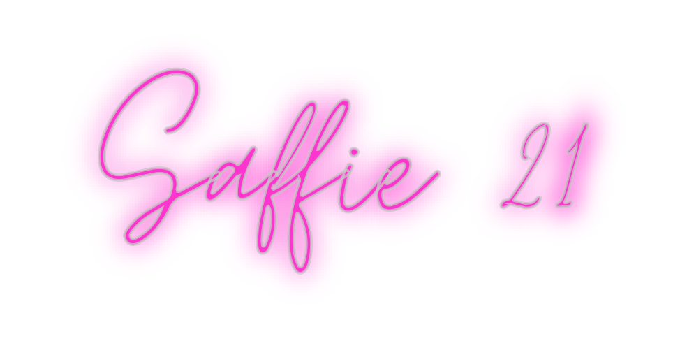 Custom Neon: Saffie 21