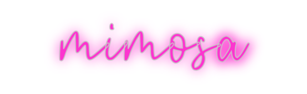 Custom Neon: mimosa