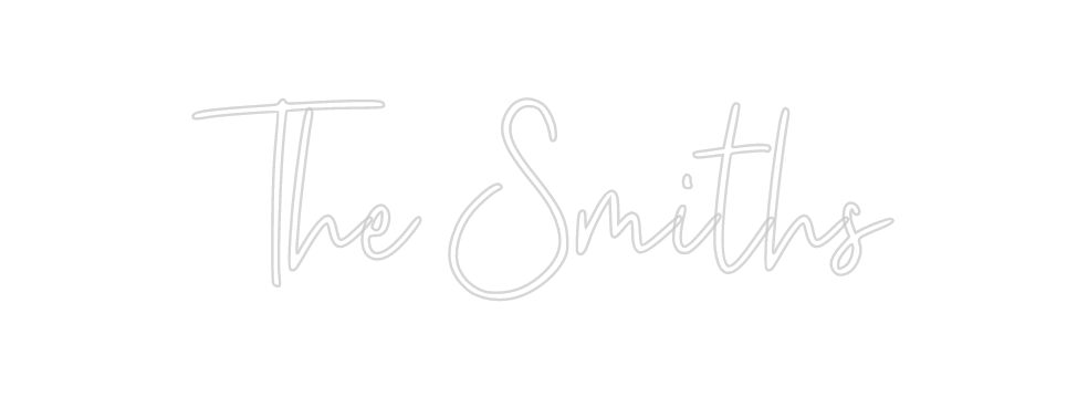 Custom Neon: The Smiths