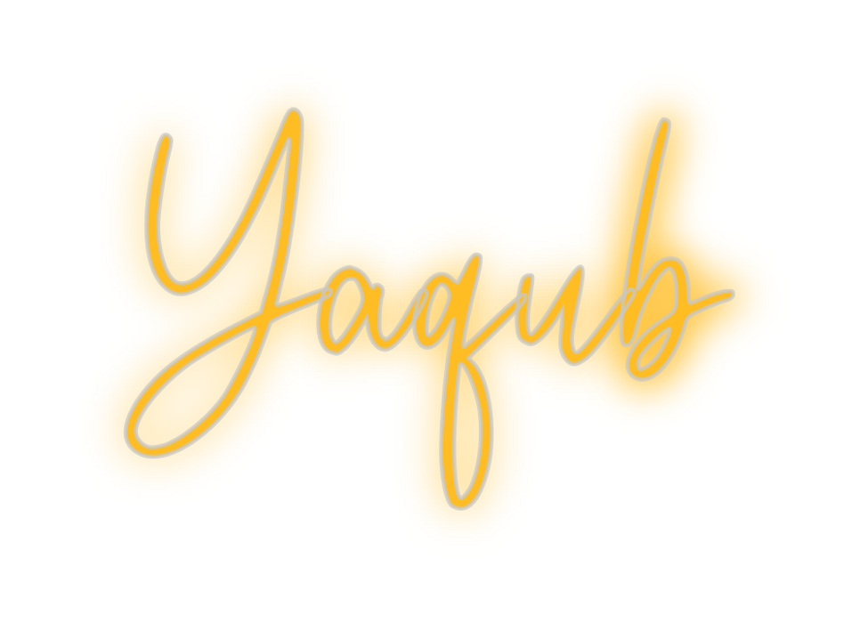 Custom Neon: Yaqub