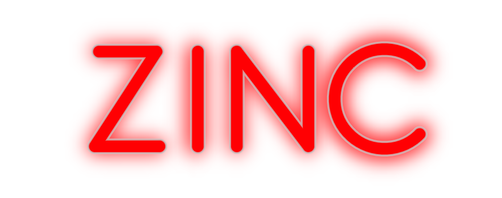 Custom Neon: Zinc