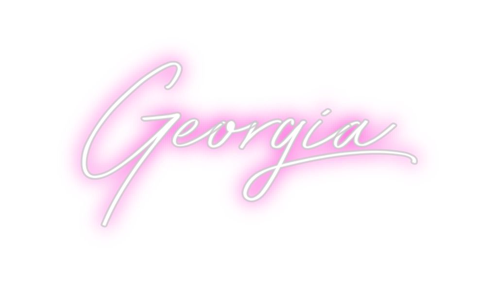 Custom Neon: Georgia