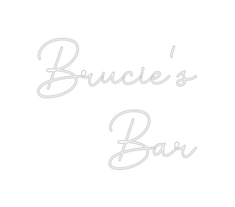 Custom Neon: Brucie's 
Bar