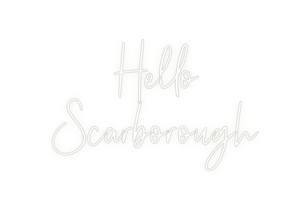 Custom Neon: Hello 
Scarbo...