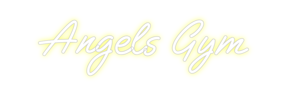 Custom Neon: Angels Gym