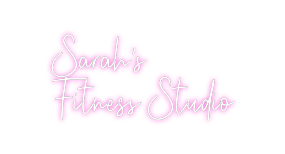 Custom Neon: Sarah's 
Fitn...