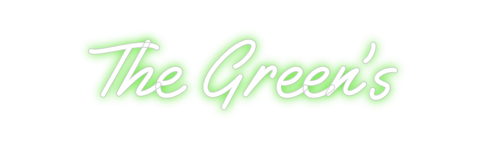 Custom Neon: The Green’s