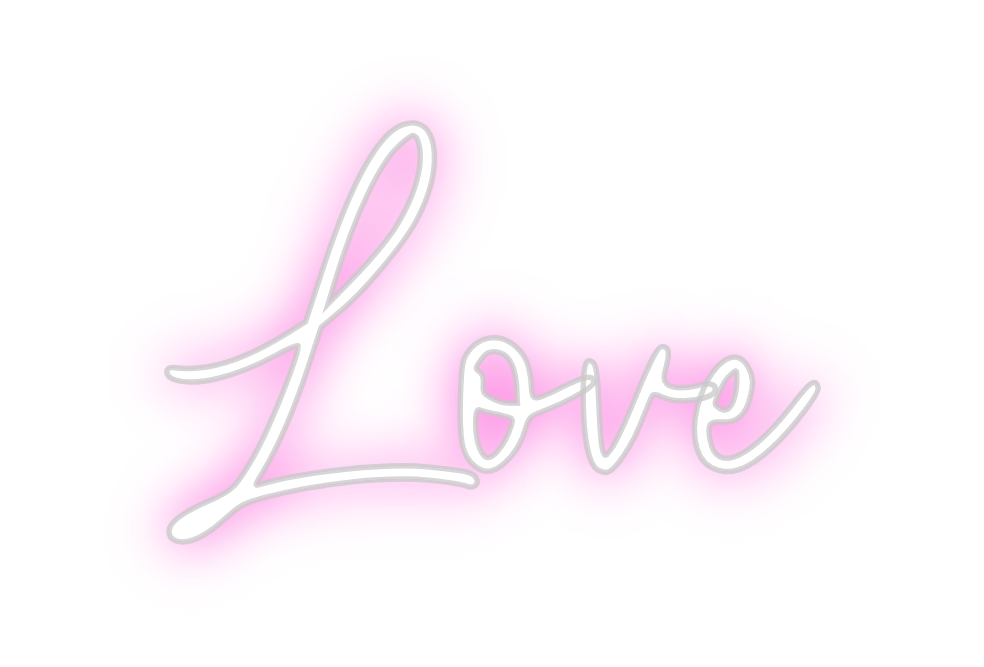 Custom Neon: Love