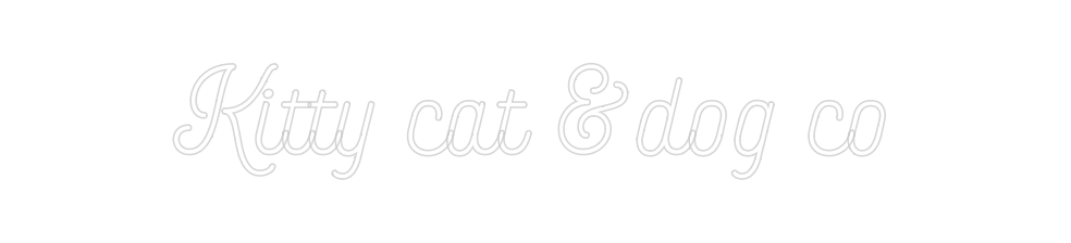 Custom Neon: Kitty cat & d...