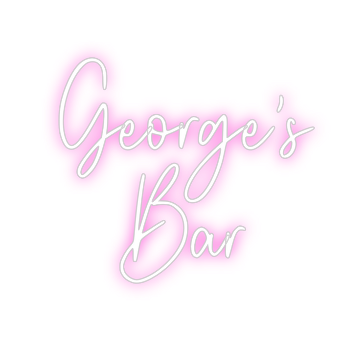 Custom Neon: George's
Bar