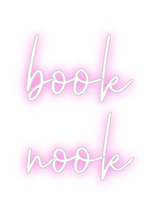 Custom Neon: book
nook