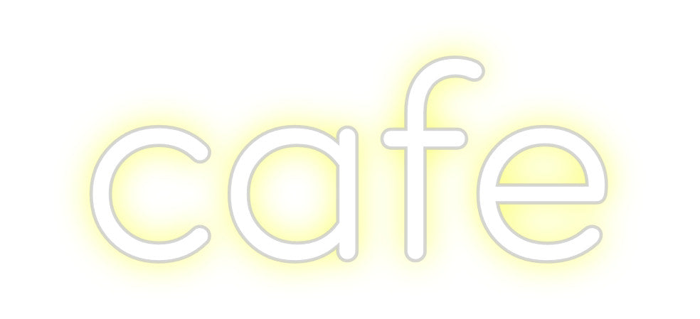 Custom Neon: cafe