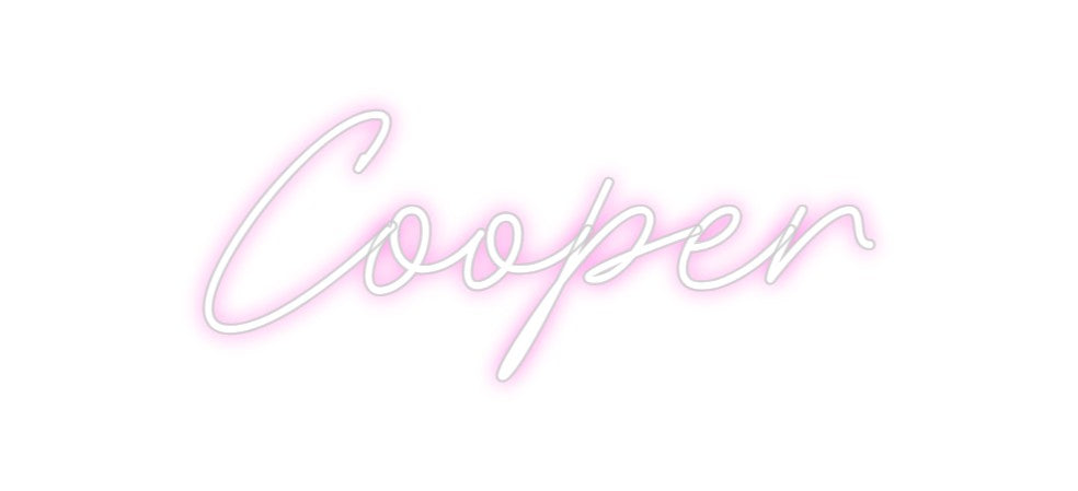 Custom Neon: Cooper