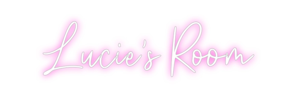 Custom Neon: Lucie's Room