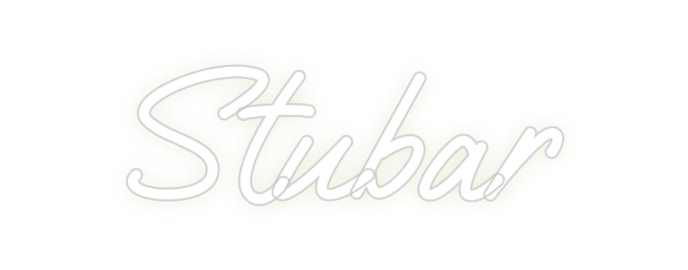 Custom Neon: Stubar