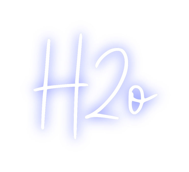 Custom Neon: H2o