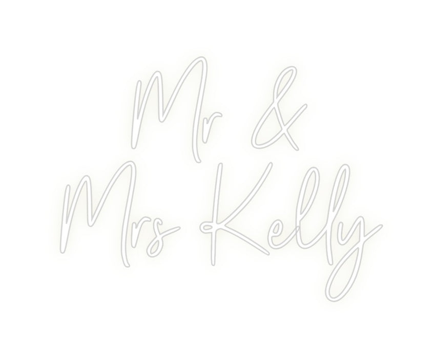 Custom Neon: Mr & 
Mrs Ke...
