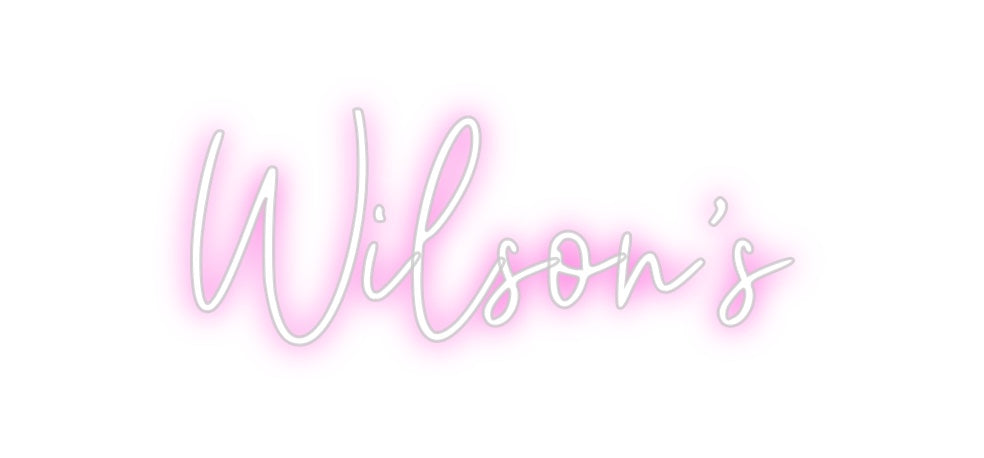 Custom Neon: Wilson’s