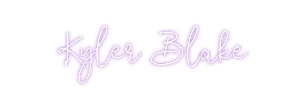 Custom Neon: Kyler Blake