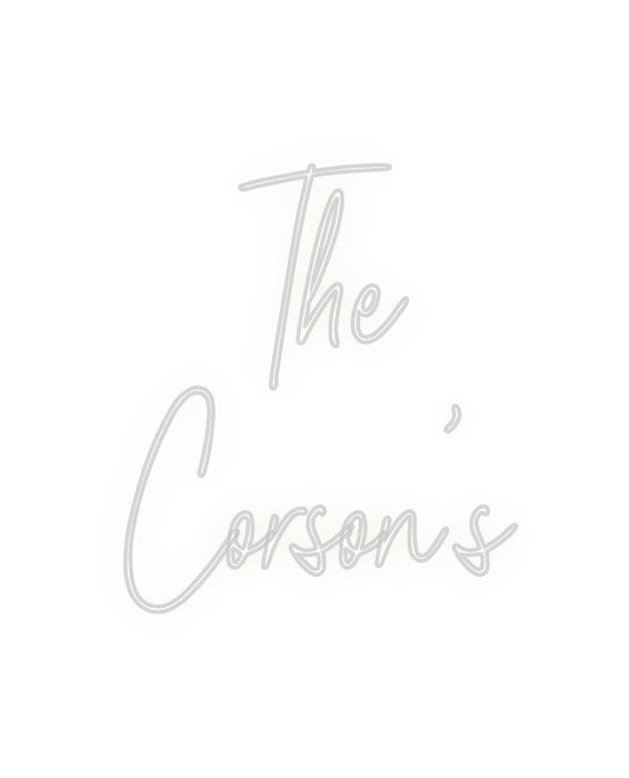 Custom Neon: The
Corson’s