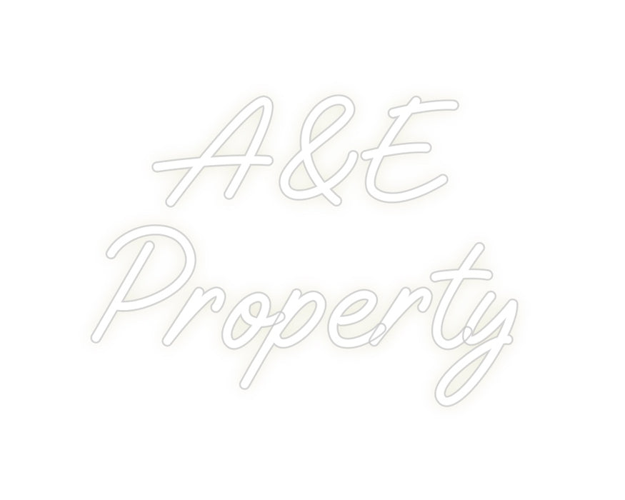 Custom Neon: A&E
Property